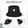 thumbnail image 3 of ZICANCN Bucket Hat Unisex for Men Women, Cartoon Pastel Hedgehog Fashion Fishing Hat Cute Fisherman Cap, Black, 3 of 5