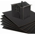 thumbnail image 1 of Paquete de 30 láminas de cartón corrugado negro, cuadradas de 30 x 30 cm (11,8 x 11,8 pulgadas), planas, de relleno, para embalaje, envíos y mudanzas. 2 mm de grosor., 1 of 4