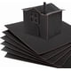 thumbnail image 1 of Paquete de 30 láminas de cartón corrugado negro, cuadradas de 30 x 30 cm (11,8 x 11,8 pulgadas), planas, de relleno, para embalaje, envíos y mudanzas. 2 mm de grosor., 1 of 4