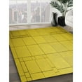 thumbnail image 3 of Ahgly Company Machine Washable Indoor Square Transitional Dark Golden Rod Brown Area Rugs, 3' Square, 3 of 7