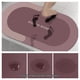 thumbnail image 4 of Alfombrilla de Baño de Goma Antideslizante, Súper Absorbente, de Secado Rápido y Lavable, para Ducha o Baño, 40 X 60 Cm, Gris, Azul y Rosa., 4 of 7