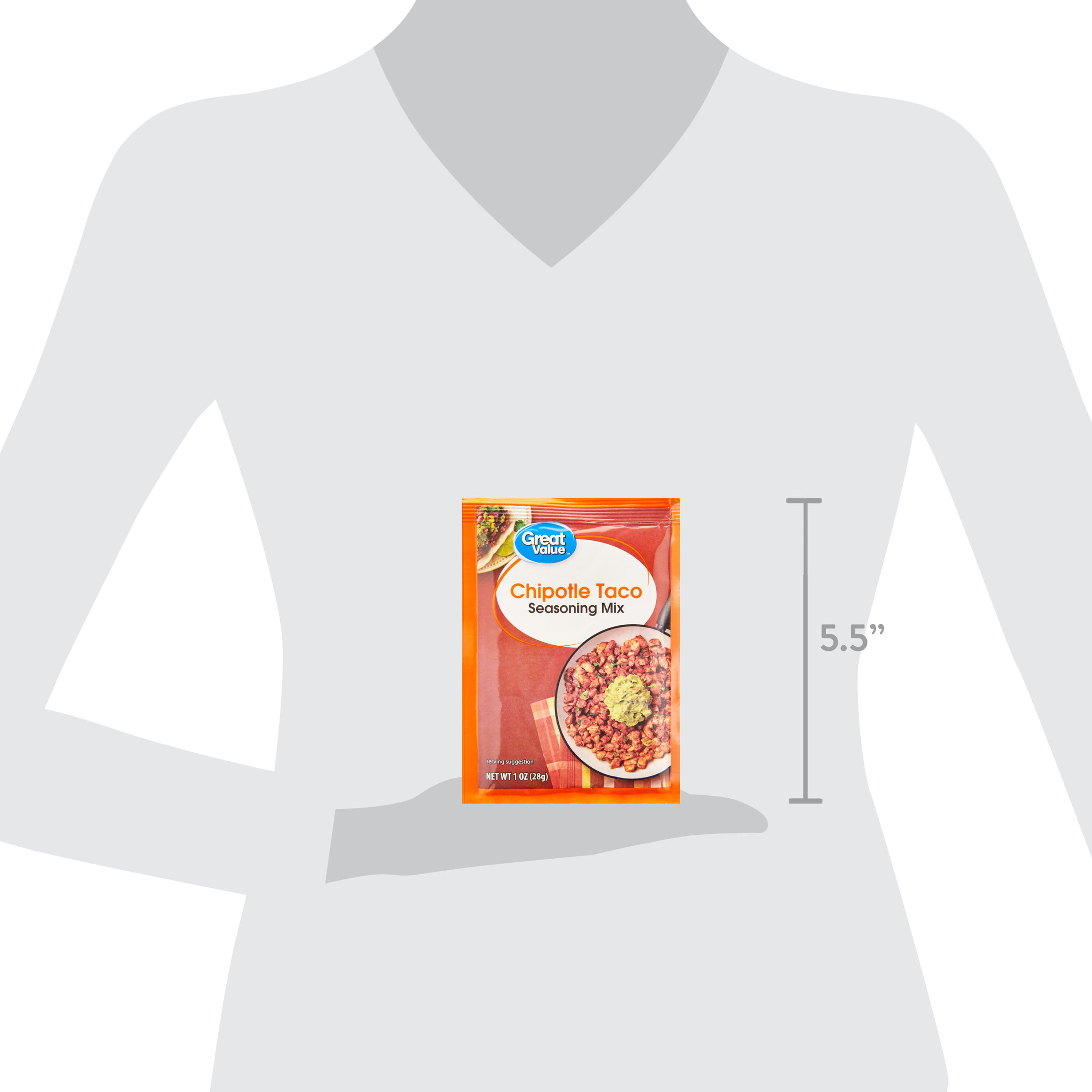 Great Value Chipotle Taco Seasoning Mix, 1 oz