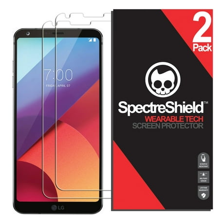 [2-Pack] Spectre Shield Screen Protector for LG G6 Plus Case Friendly Accessories Flexible Full Coverage Clear TPU Film