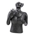 thumbnail image 3 of Soporte de exhibición para collar, cadena, joyería, busto, estante de cadena, decoración, maniquí, organizador de joyería para tienda, espectáculo de Negro, 3 of 8