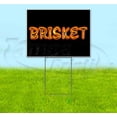 thumbnail image 1 of Brisket (18" x 24") Yard Sign, Includes Metal Step Stake, 1 of 6