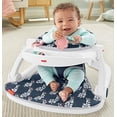 thumbnail image 2 of Fisher-Price Sit-Me-Up Floor Seat with Tray - Navy Garden, Silla para bebés, 2 of 3