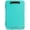 Cyan Blue, variant on Thick Clipboard with Storage, 14 x 9 Inch, Plastic Storage Clipboards with Low Profile Clip and Pen Holder, Nursing Clipboards, Clipboard Folder, for School Teacher and Office