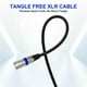 thumbnail image 5 of Cables XLR Heams Professional, paquete de 4 unidades, 7,6 m, trenzados sin ruido, 5 of 7