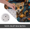 thumbnail image 6 of Pofeuu Playful Leopard Art Print Flannel Doormats Rug16"x24"Rug Washable Doormats Indoor Outdoor Rugs for Layered Front Door Mats, Porch, Kitchen, Entryway, 6 of 7