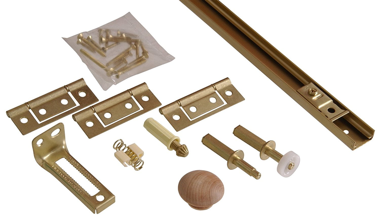 Photo 1 of **SEE COMMENTS FOR DAMAGE**The Hillman Group 852952 48' Bi-Fold Door Set 1-Pack