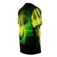 thumbnail image 4 of Love Music Green/Yellow Unisex Cut & Sew Tee (AOP), 4 of 7