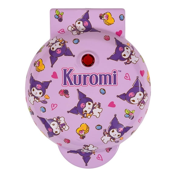 Uncanny Brands Hello Kitty Kuromi Mini waflera – Cocina con tu personaje favorito de conejito