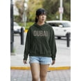 thumbnail image 2 of Dubai Bronze Banner Hoodie Women -Image by Shutterstock, Female 5X-Large, 2 of 4
