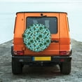 thumbnail image 4 of Haiem Spare Tire Cover , Wheel Cover with Pineapple Sea Turtle printed, Camper Spare Tire Cover Fit for Jeep Wrangler Rv SUV Truck Travel Trailer-15 inch, 4 of 8