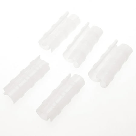 

10 Pcs ABS Snap Clamp Standard Grip Snap-in Buckle Garden Greenhouse Accessories (Suit for 24-26mm Pipe White)