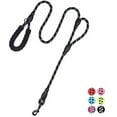thumbnail image 1 of GHSDFBB Plutus Pet Rope Dog Leash 6ft Long,Traffic Padded Two Handle,Heavy Duty,Reflective Double Handles Lead for Control Safety Training,Leashes for Large Dogs or Medium Dogs,Dual Handles Lead, 1 of 6