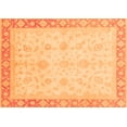 thumbnail image 1 of Ahgly Company Indoor Rectangle Abstract Orange Modern Area Rugs, 6' x 9', 1 of 4