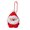 Santa Claus, variant on Dserhfy Christmas Tree Plush Ornaments, Small Plush Santa/Tree/Wreath Christmas Hanging Ornaments