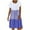 Blue#1, variant on fartey Sundresses for Women 2023 Trendy Stripe Dot Print Loose Fit Mini Dress Lounge Crew Neck Short Sleeve Dresses, S-5XL