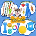 thumbnail image 2 of Yileqi 18 Pack Luxury Dog Chew Toys for Small Dogs Puppies, Premium Puppy Chew Toy Set with Ropes, Treat Ball, and Squeaky Toys for Teething Small Dogs, 2 of 7