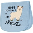 thumbnail image 2 of Inktastic Mimi's You Say Alpaca My Bags Baby Burp Cloth, 2 of 3