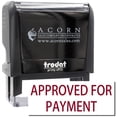 thumbnail image 1 of Large Self-Inking Approved For Payment Stamp, Trodat Printy 4913, Press and Print Stamping, Impression Size 7/8" x 2-1/4", Up to 10,000 Impressions - Burgundy Ink, 1 of 10