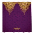 thumbnail image 3 of Ambesonne Purple Shower Curtain, Eastern Royal Palace, 69"Wx84"L, Purple Yellow, 3 of 5