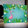 thumbnail image 2 of Pink Flower Gre Grass Photography Backdrop Floral Spring Photo Wall Studio Background Portrait Photo Shoot Booth Props, 2 of 8