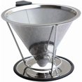 thumbnail image 1 of Anxingo Filtre à Café en Acier Inoxydable Réutilisable avec Support Amovible, 1 of 8