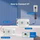 thumbnail image 3 of Par de altavoces Bluetooth para exteriores Herdio de 5,25 pulgadas y 300 W, color blanco, 3 of 7