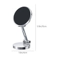 thumbnail image 3 of COM1950s Foldable Magnetic Car Phone Mount - 180° Rotation, Sunproof & Water-Resistant Design, Compact Abs Holder for Dashboard, 0.17 Lbs, 3 of 6