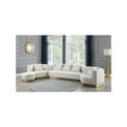 thumbnail image 4 of Meridian Furniture Marquis Cream Velvet Ottoman, 4 of 9