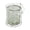 White and Clear, variant on 6" Brown and Clear Wire Basket and Glass Jar