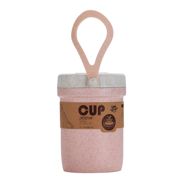 Pompotops Tasse à Soupe pour Déjeuner Tasse à Soupe Portable Scellée Tasse à Soupe Créative avec Cuillère Peut Être Chauffée au Four à Micro-Ondes Liquidation