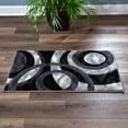 thumbnail image 6 of MDA Rug Imports Orelsi Collection Abstract Area Rug Grey/Black 8'1" x 10'5" Geometric,Abstract Stain Resistant 8' x 10' Indoor,Accent Living, 6 of 6