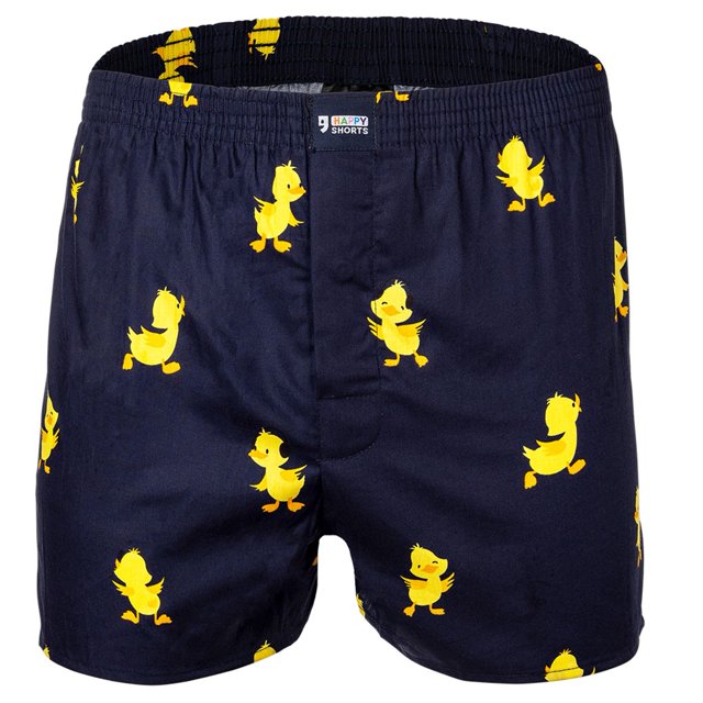 Happy Shorts Boxers de hombre tejidos - Estilo americano, algodón, estampados Chicks XL (X-Large)