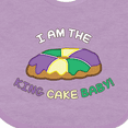 thumbnail image 4 of Inktastic I Am the King Cake Baby Boys or Girls Baby Bib, 4 of 4