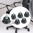 thumbnail image 6 of 5 Pieces Office Chair Glides Bell Glides Stationary Castors Floor Protecting for Home Office Furniture, 6 of 9