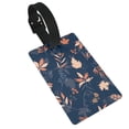 thumbnail image 3 of Daiia Autumn Leaves With Blue Durable Luggage Tags with Secure Strap Travel ID Tags Suitcase ID Tags Bag Identification Tags - Easy Identification for Men and Women, 3 of 8