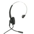 thumbnail image 2 of Auriculares de servicio al cliente, auriculares telefónicos RJ9 con cancelación de ruido para centro de llamadas, auriculares comerciales con micrófono y funcionalidad de alta precisión, 2 of 12