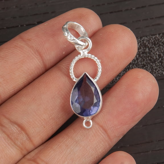 IOLITE pendant 925 Sterling Silver Jewelry