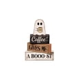 thumbnail image 2 of Halloween Decor Indoor 4 Pcs Ghost Stacked Blocks Rustic Farmhouse Shelf Decor for Coffee Bar Table Mantel Desktop Decor, 2 of 8