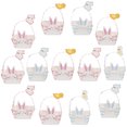 thumbnail image 3 of 12pcs Easter Candy Baskets Rabbit Design Gift Baskets Bunny Paper Handheld Basket, 3 of 7
