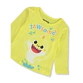 thumbnail image 2 of Baby Shark Baby Girls' Long-Sleeve T-Shirt Color: yellow Size: 12 months, 2 of 3