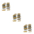 thumbnail image 3 of Ounissouiy 300 Pieces Metal Film Resistors Stable Device Universal Material Accessory Making DIY Kit Resistance 1/4W Electric Part Resistor Type1 NO1, 3 of 6