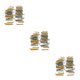 thumbnail image 2 of Toystoory 300 Pieces Metal Film Resistors Electric DIY Resistor Device Part Replacement Kit Resistance 0.25W Material Accessories Type1 NO1, 2 of 6