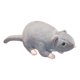 thumbnail image 1 of Muñeca de peluche con forma de ratón gris realista, 30 cm, suave rata de peluche, 1 of 2
