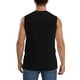thumbnail image 4 of Balery Black Camisetas sin mangas para hombre, absorbe la humedad y protege contra el mal olor.-Small, 4 of 7