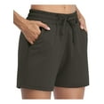 thumbnail image 1 of Women's Athletic Shorts Drawstring Elastic Waist Lounge Running Shorts with Pockets, 1 of 6