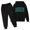 Black, variant on Hwmodou Toddler Boys Holiday Outfit Sets Fall Winter Childrens Hoodie Pullover Set Novelty Printed Hoodie Set On Underwear Leisure Letter Printed Long Sleeve Gifts For Teen Boys,3-14Y